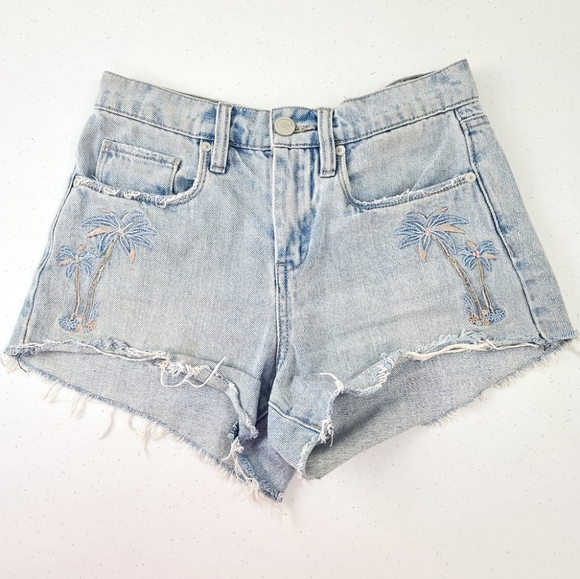 Blank NYC Pants - BLANK NYC Women's Life's Beach The Barrow High Rise Denim Jean Shorts Sz 24